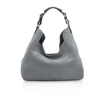 Tiffany & Co® Chelsea Hobo Shoulder Bag Purse | Suede and Smooth Leather